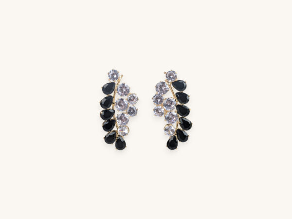Golden Cluster Earrings