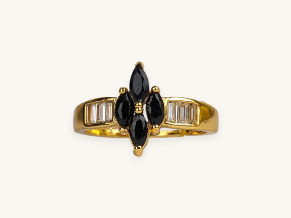 Golden Four Stone Ring