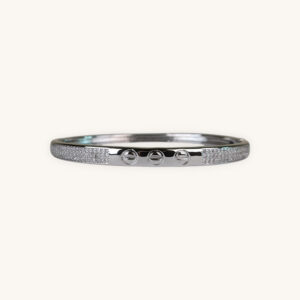Silver Bangle Small Stones(Karay)