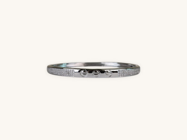 Silver Bangle Small Stones(Karay)