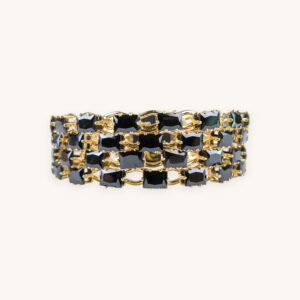 Golden Bangles Black Stone(Karay)