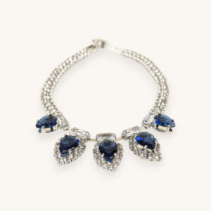 Silver Bracelet Five Stones