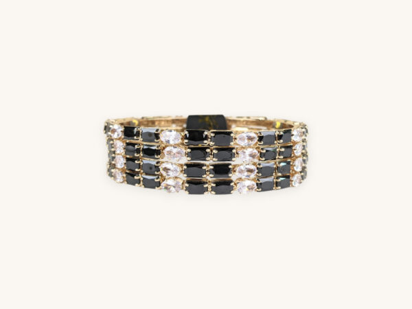 Golden Bangles Black Stone(Karay)