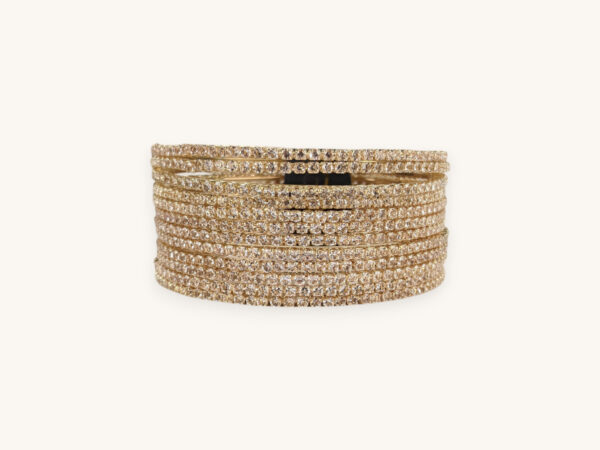 Golden Bangles Small Stone(Karay)