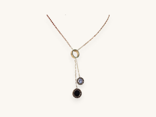 Golden Locket Roman Numbers Necklace