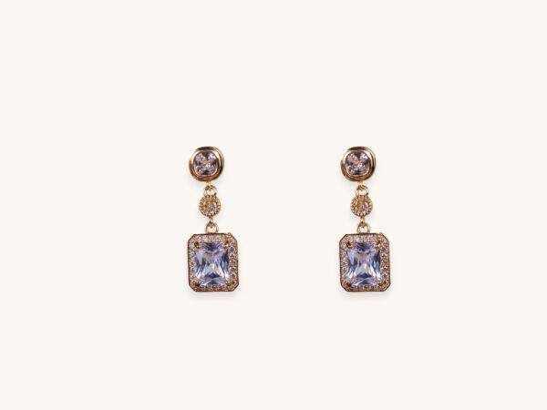925 Sterling Silver Square Earrings