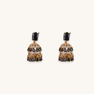 Golden Black Jhumka