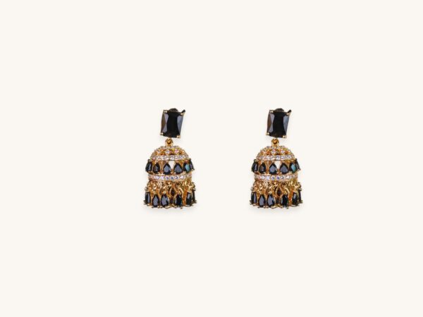 Golden Black Jhumka