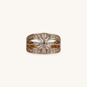 Crystal Star Golden Ring