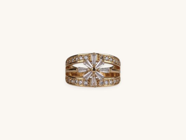 Crystal Star Golden Ring